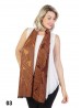 Reversible Cross Striped Cashmere Feeling Scarf